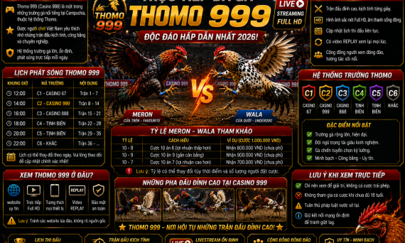 Trực tiếp đá gà Thomo 999